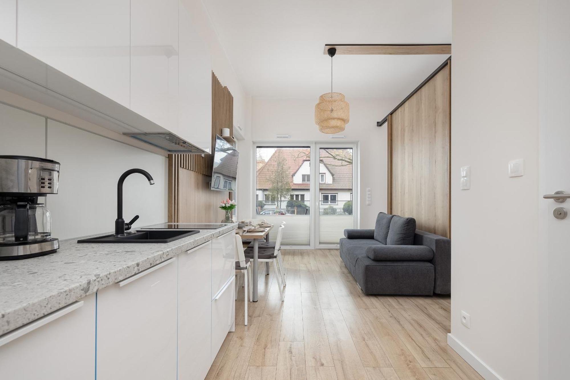Modern Studio With Terrace And Parking In Swinoujscie By Noclegi Renters Dış mekan fotoğraf