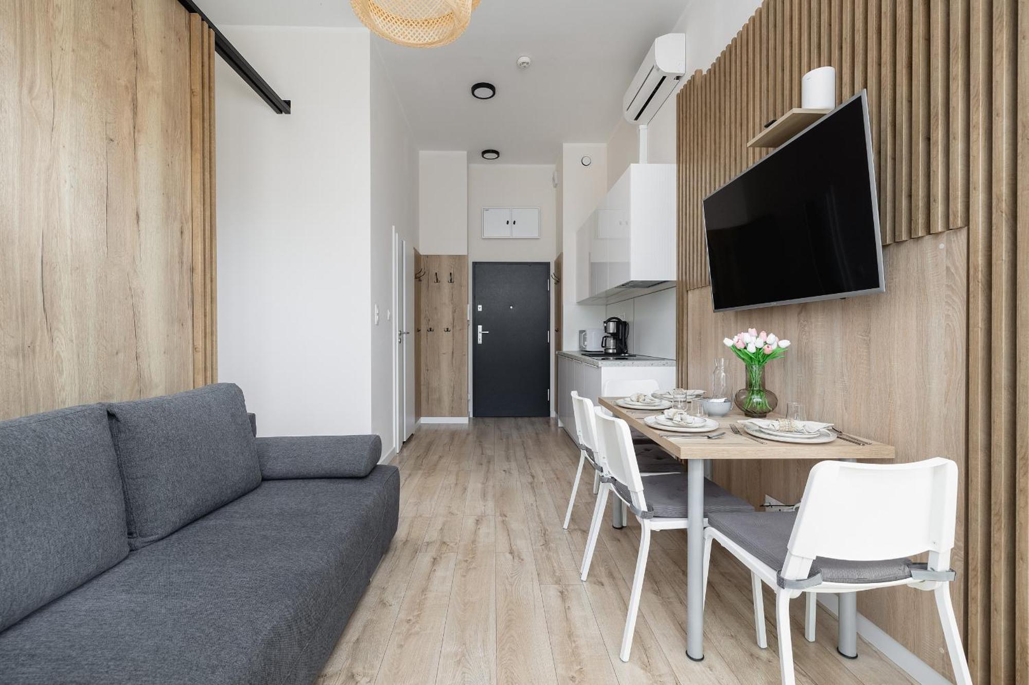 Modern Studio With Terrace And Parking In Swinoujscie By Noclegi Renters Dış mekan fotoğraf