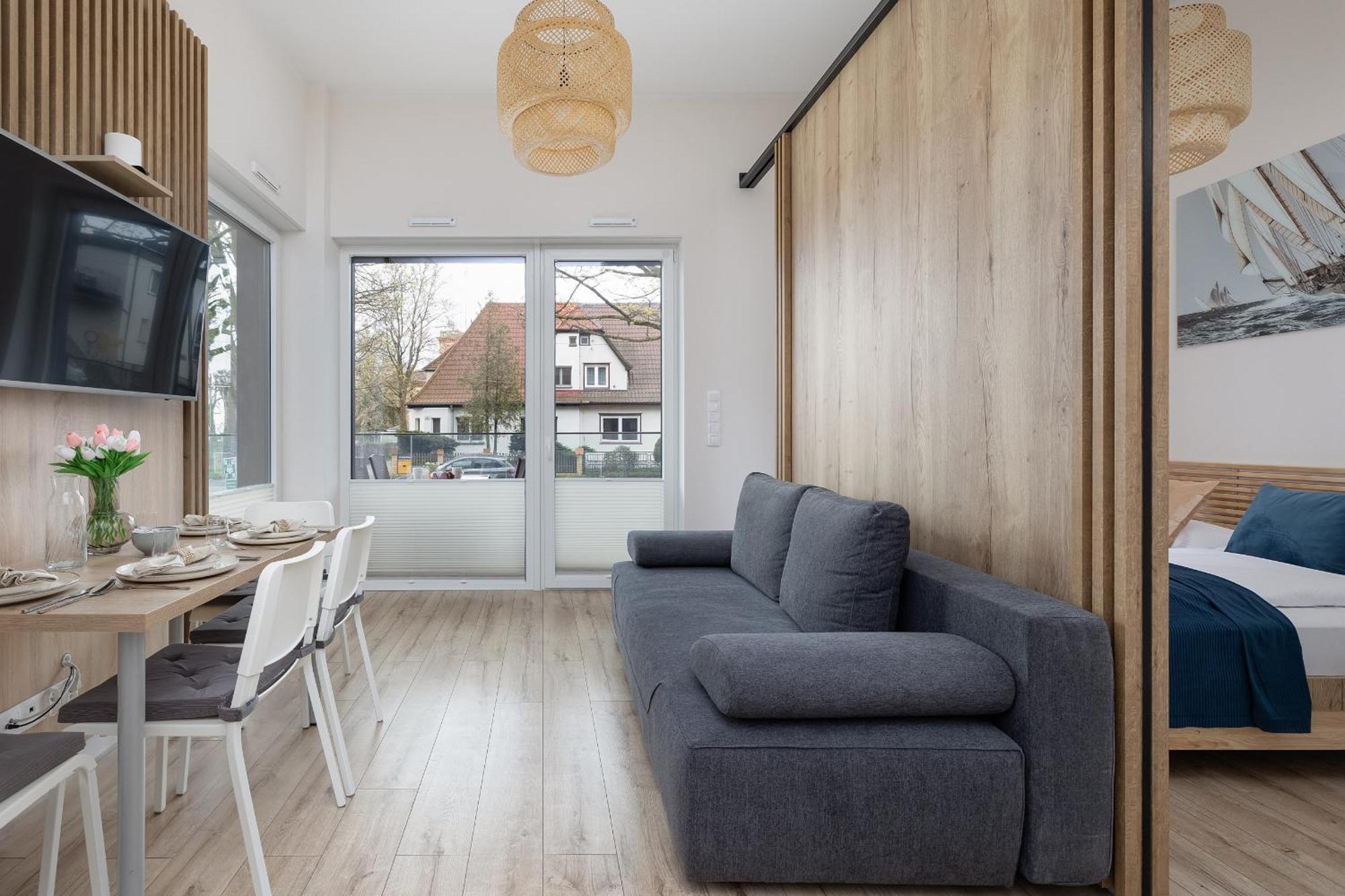 Modern Studio With Terrace And Parking In Swinoujscie By Noclegi Renters Dış mekan fotoğraf